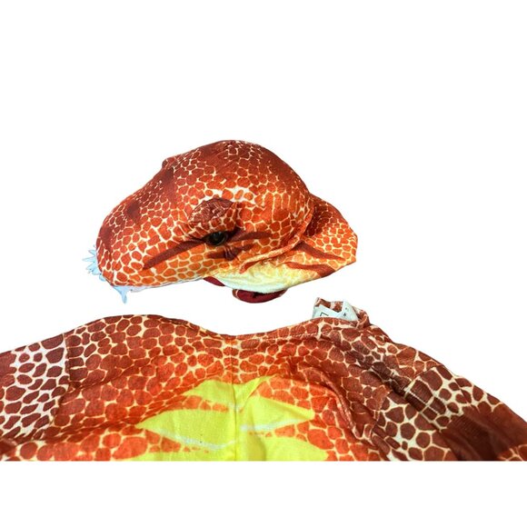 Underwraps T-Rex Dinosaur Costume 2-4T Large Halloween w/ Mask & Gloves - Picture 6 of 8